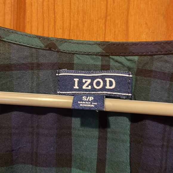 Izod women’s plaid 3/4 bell sleeve blouse size small. - Picture 3 of 8